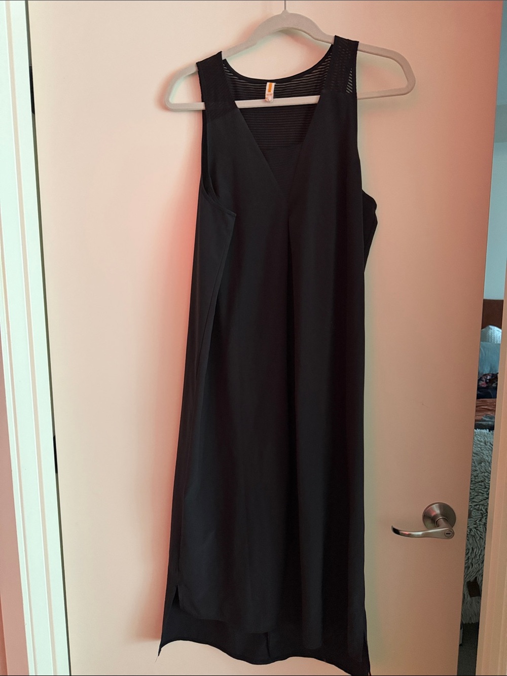 Lucy Black Sleeveless V-Neck Women's Dress